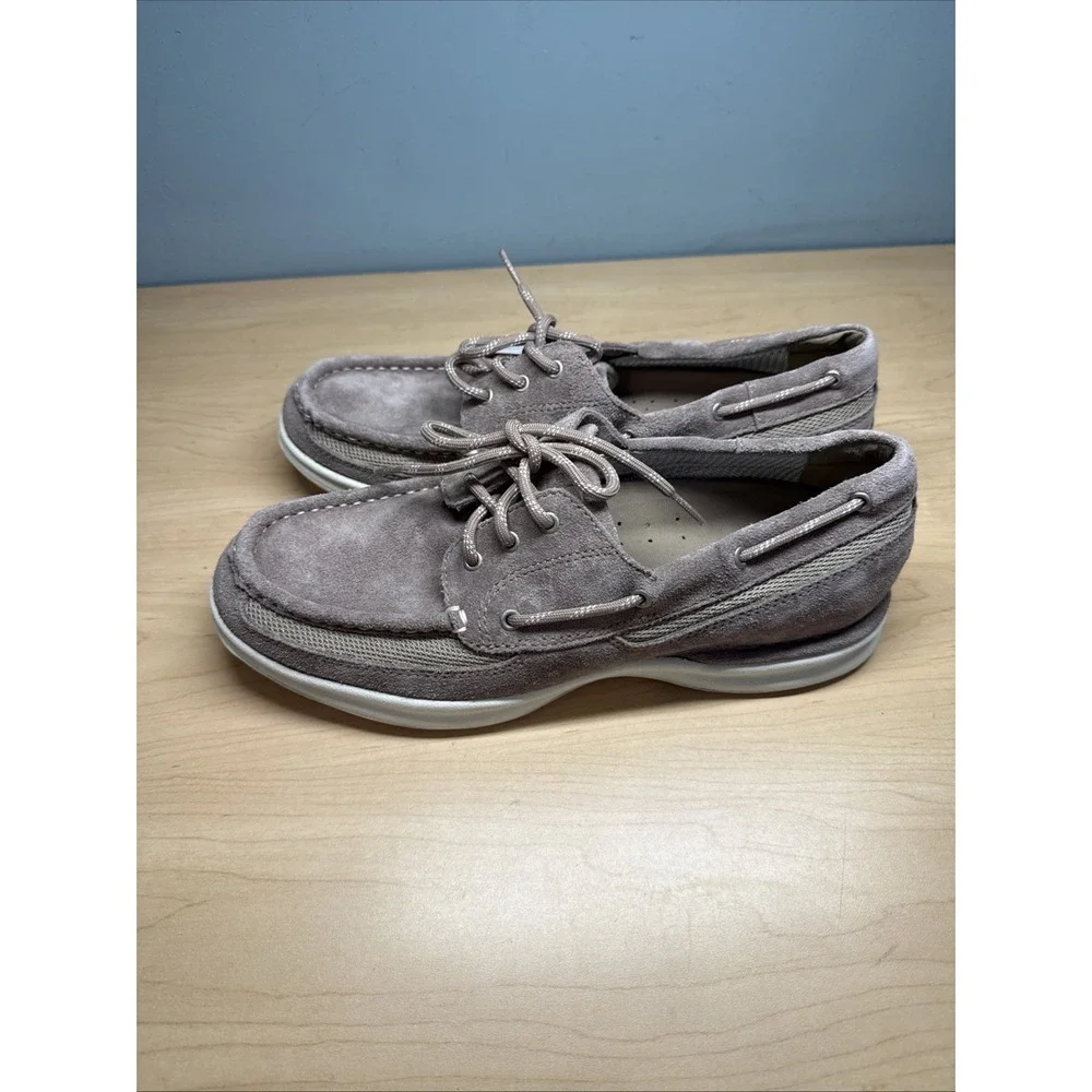 Rockport XCS Hydro Sports leather Light Brown Boat Shoes Mens US 11z5 M 5342